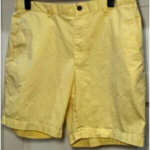 Brooks Brothers "346" 100% Cotton Shorts Soft Yellow Men's Size 38